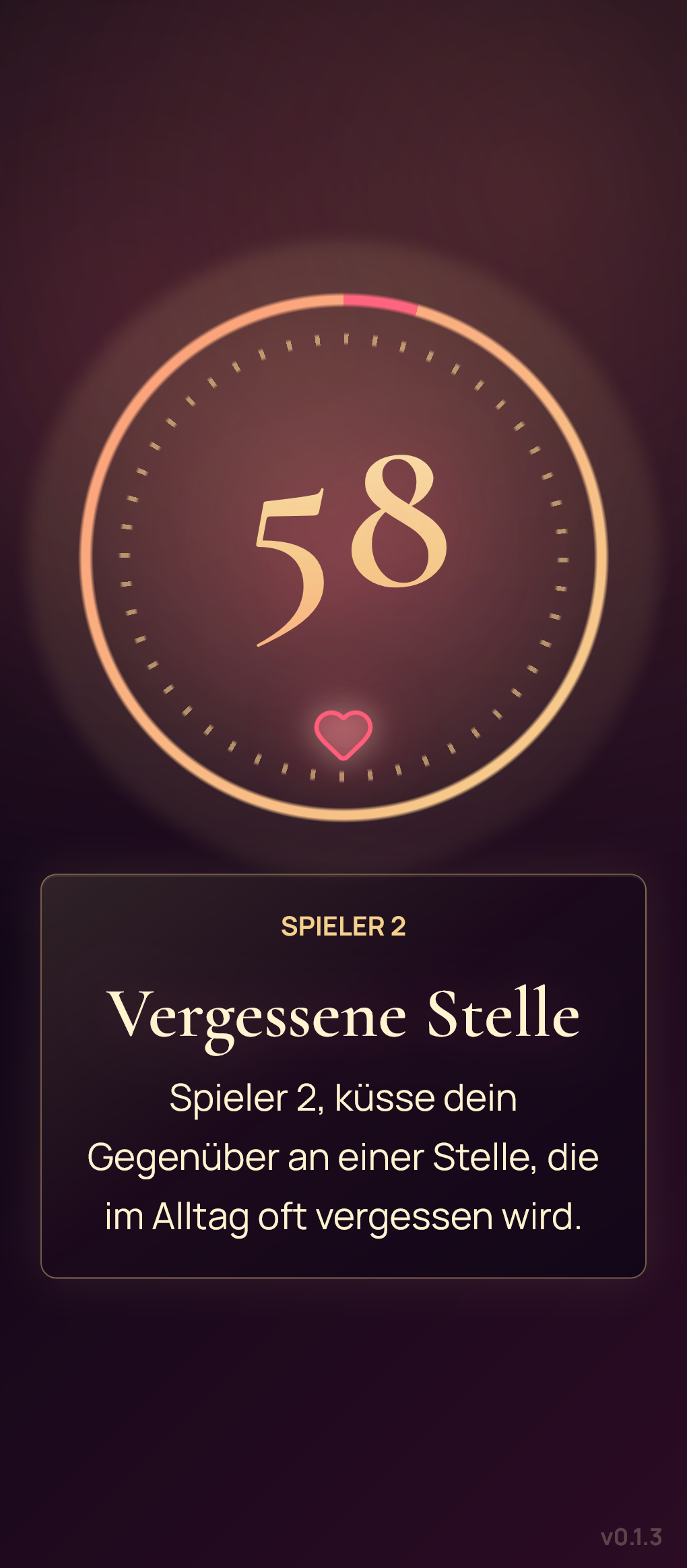 60-Sekunden-Countdown während einer Aufgabe