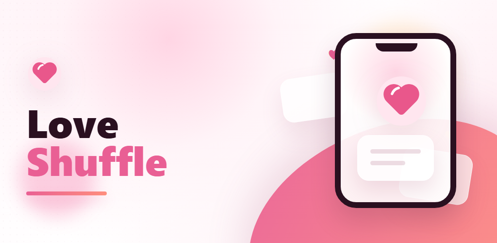 Startansicht der Love-Shuffle-App